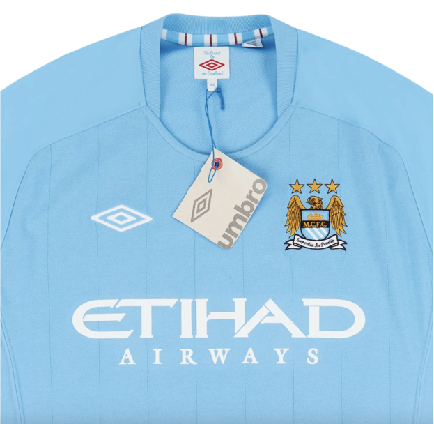 Manchester City FC 10/11 Men's Football Umbro Home Shirt