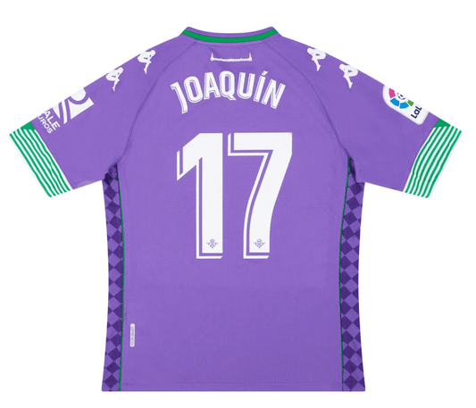 Real Betis 20/21 Men's Football Kappa Away Shirt JOAQUIN #17