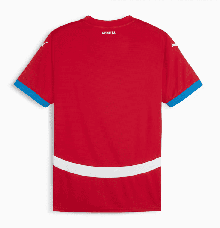 Serbia 2024 Men's Football Nike Home Shirt