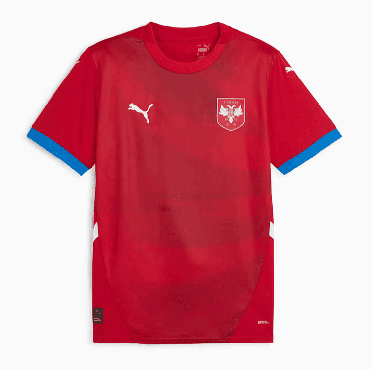 Serbia 2024 Men's Football Puma Home Shirt