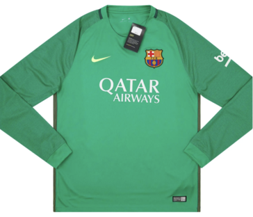 Barcelona 16/17 Men's Football Nike Goalkeeper Long Sleeve Shirt