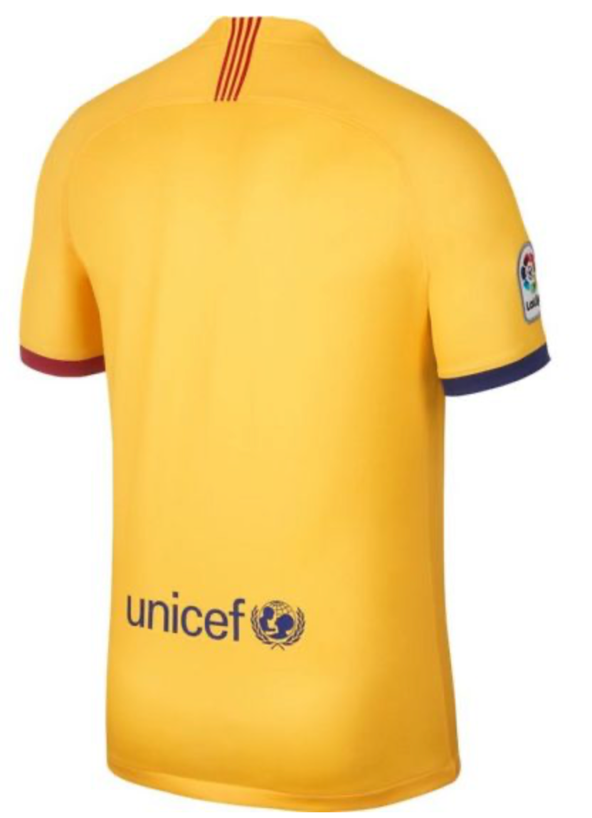 Barcelona 19/20 Kids Football Nike Away Shirt 