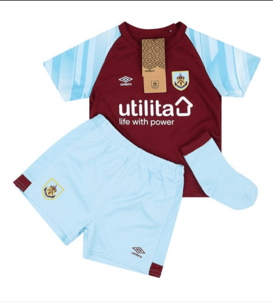 Burnley FC 21/22 Baby Football Home Kit | 12 - 18 Months
