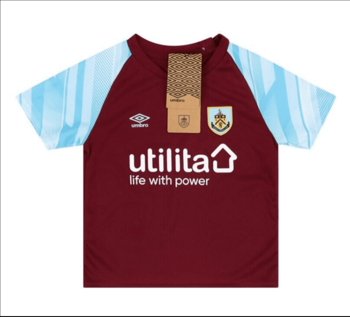Burnley FC 21/22 Baby Football Home Shirt