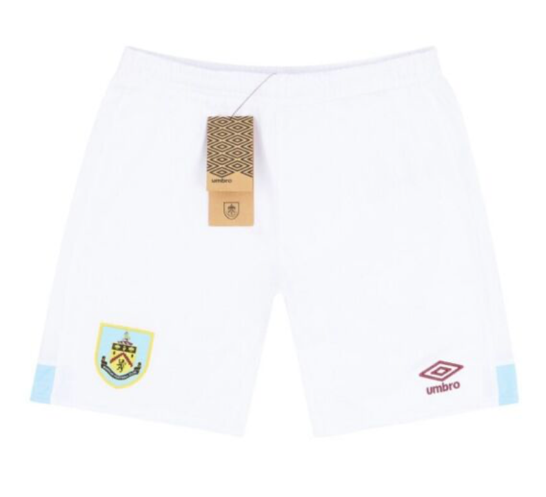 Burnley FC 21/22 Kids Football Umbro Away Shorts 