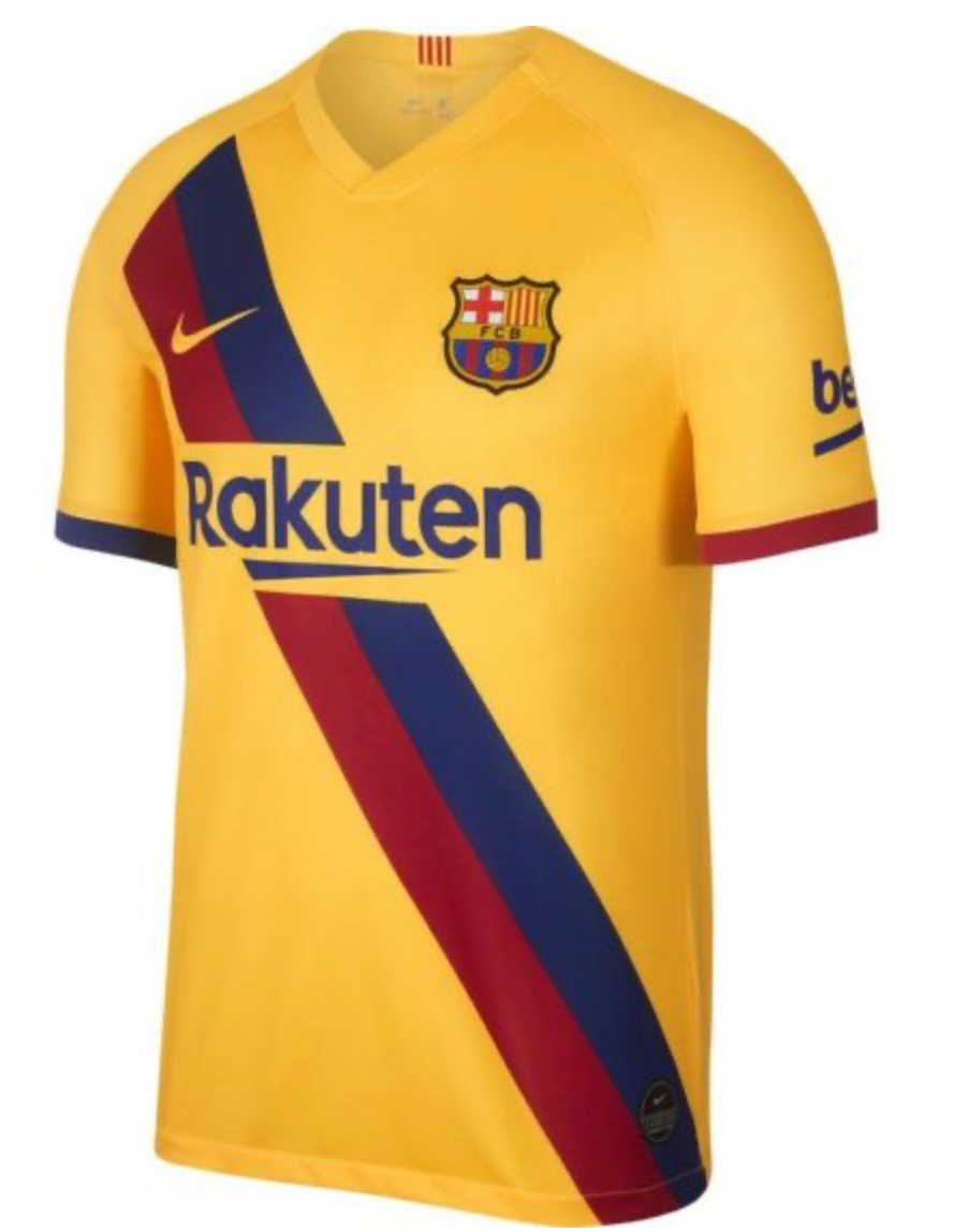 FC Barcelona 19/20 Kids Football Nike Away Shirt 