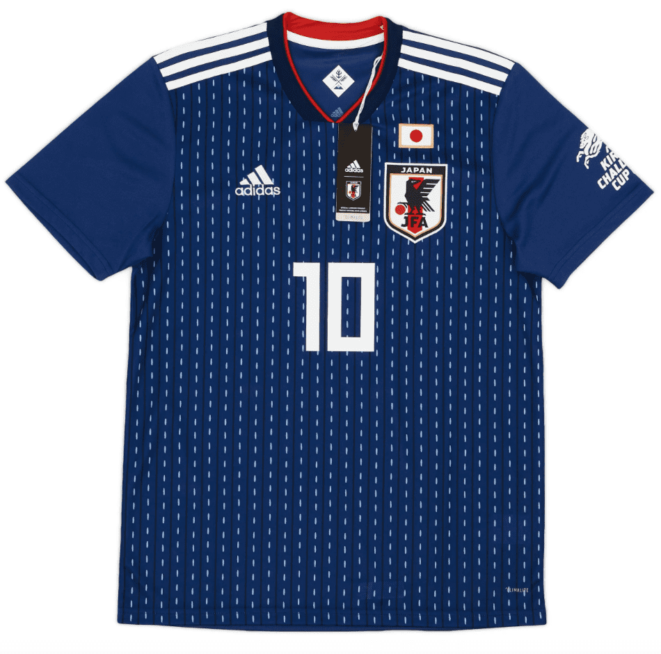 Japan 18/19 Men's Football AdidasHome Shirt KAWAGA #10