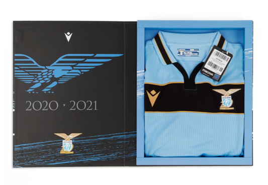 Lazio 20/21 Men's Football Macron Champions League Special Edition Home Shirt 