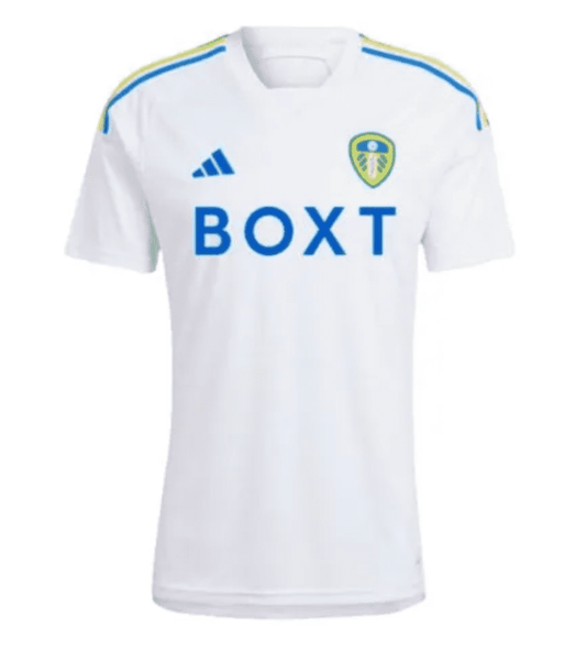Leeds United FC 23/24 Men's Football Adidas Home Shirt 