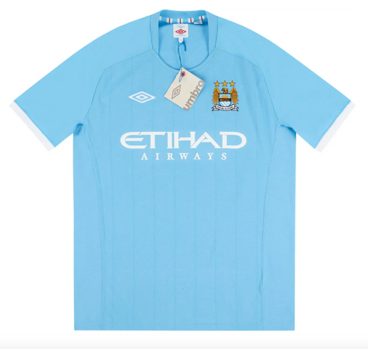 Manchester City 10/11 Men's Football Umbro Home Shirt 