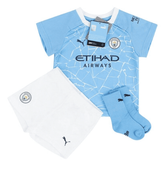 Manchester City FC 21/22 Baby Football Home Kit