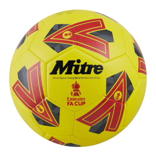 Mitre Yellow Emirates FA Cup Training Football Size 5