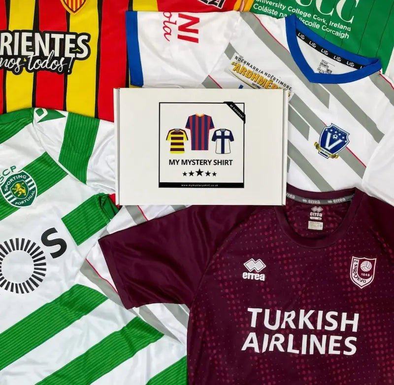 Men's Mystery Football Shirt Box with genuine football shirts