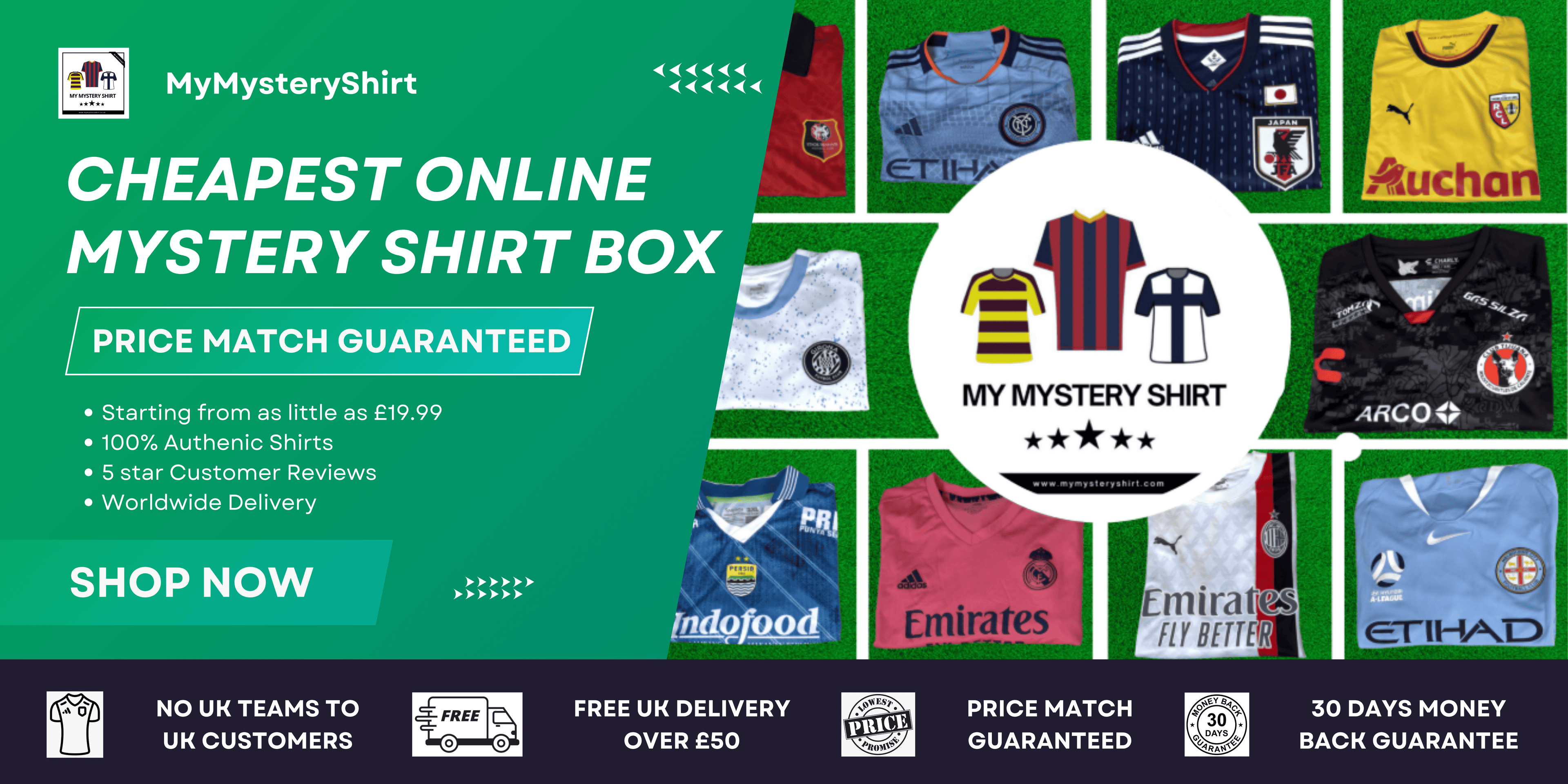 My Mystery Shirt Box - Cheapest Online Mystery Football Shirt Box