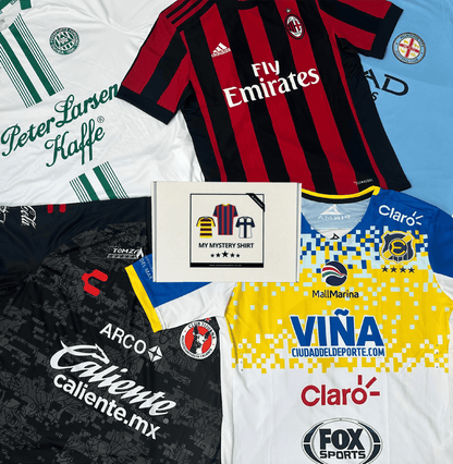 Men's Mystery Football Shirt Box with genuine football shirts