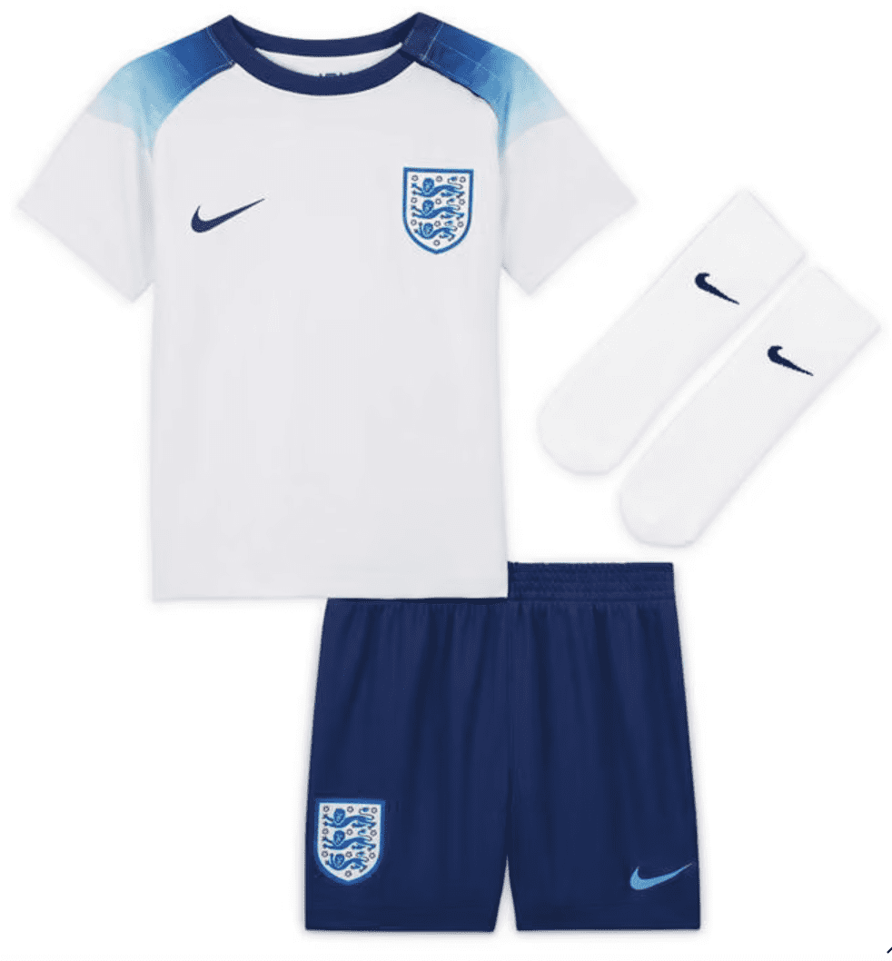 Nike England 22/23 Baby Football Home Kit