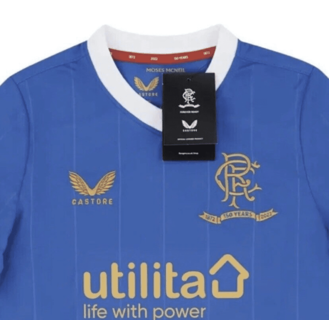 Rangers FC 21/22 Junior Football Home Shirt