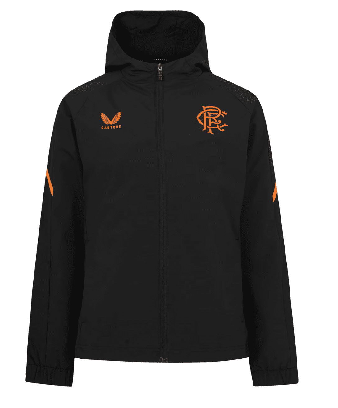 Rangers FC 22/23 Men's Football Castore Matchday Lightweight Waterproof Jacket 