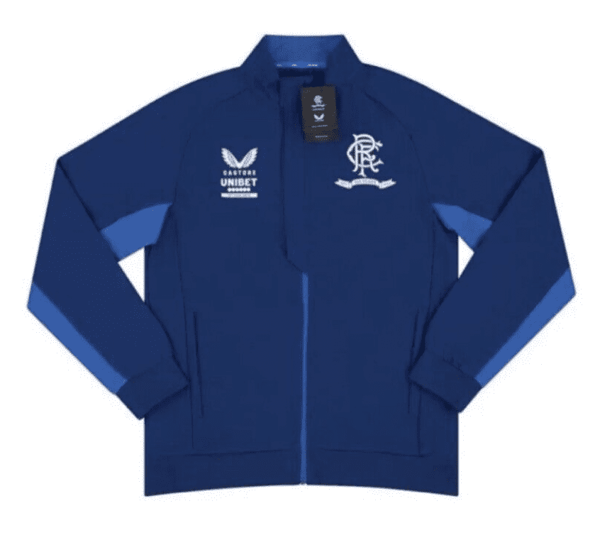 Rangers FC Men's Football Castore Matchday Travel Jacket