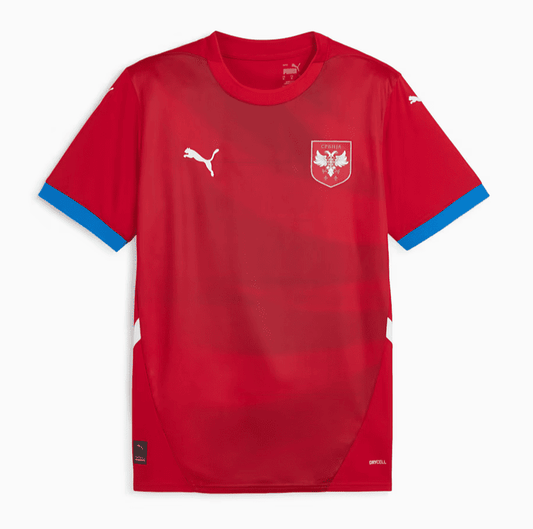 Serbia 2024 Men's Football Puma Home Shirt 