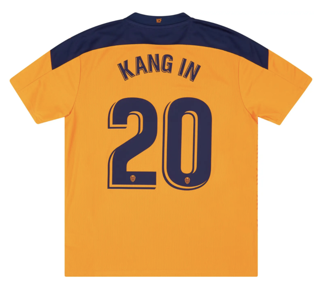 Valencia 20/21 Men's Football Puma Away Shirt | KANG IN 20