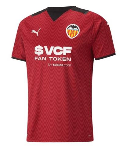 Valencia 21/22 Kids Puma Football Away Shirt 