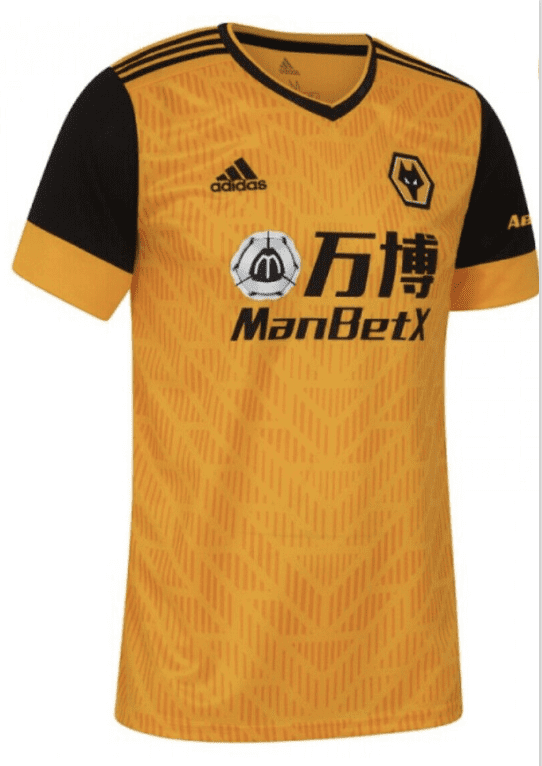 Wolves 20/21 Men's Football Adidas Home Shirt
